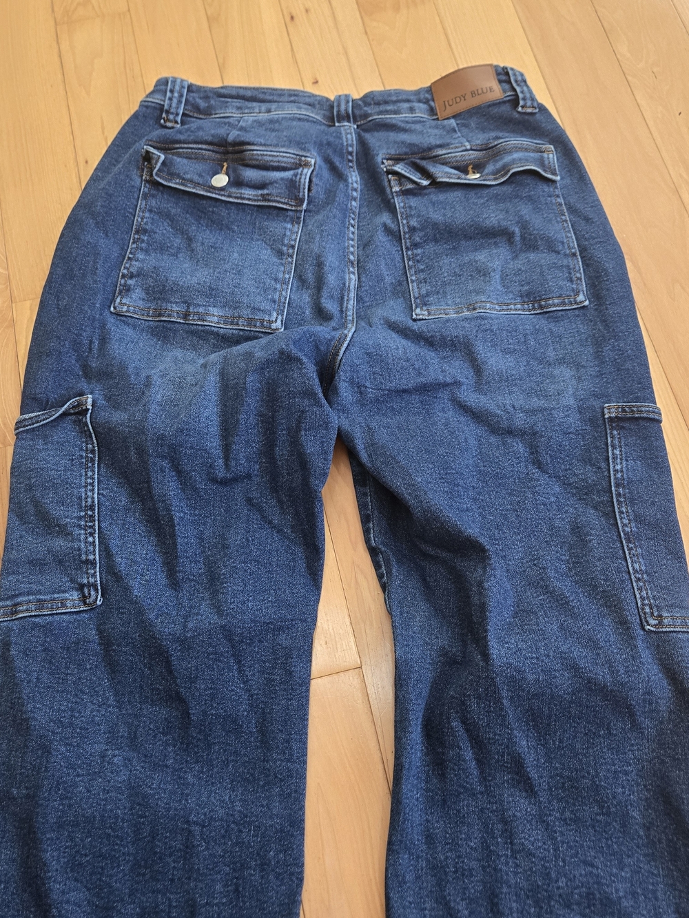 Judy Blue High-Waisted Wide-Leg Cargo Jeans 14W - Picture 7 of 7